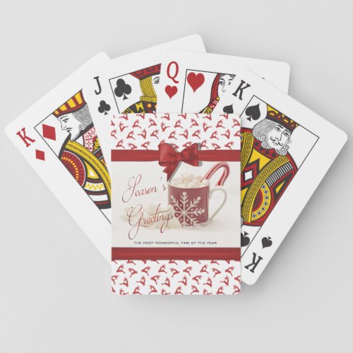 Christmas Holidays Best Time of the Year Playing Cards