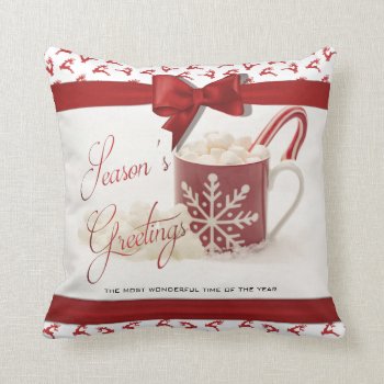Christmas Holidays  Best Time Of The Year Throw Pillow by ChristmaSpirit at Zazzle