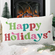 Christmas Holidays Bright Fun Colors Modern Retro