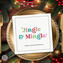Christmas Holidays Bright Fun Colors Modern Retro