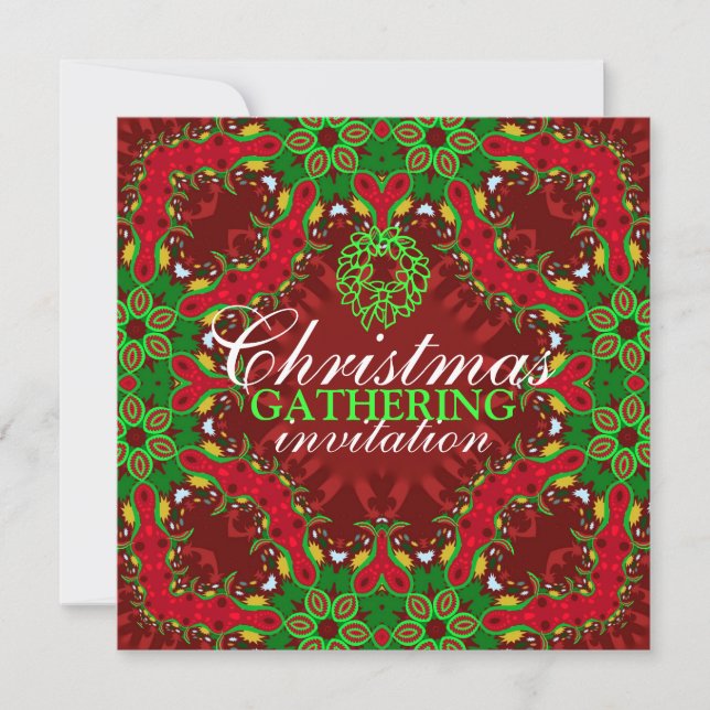 Christmas Holidays Gathering Invitation (Front)