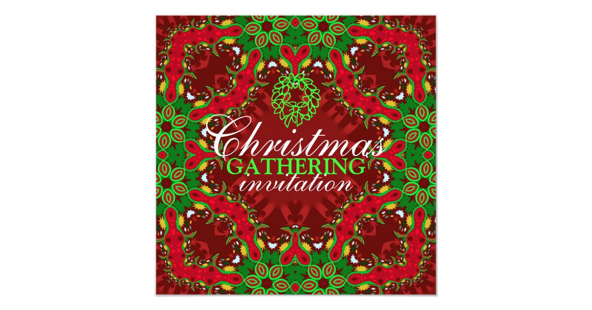 Christmas Gathering Invitations 4