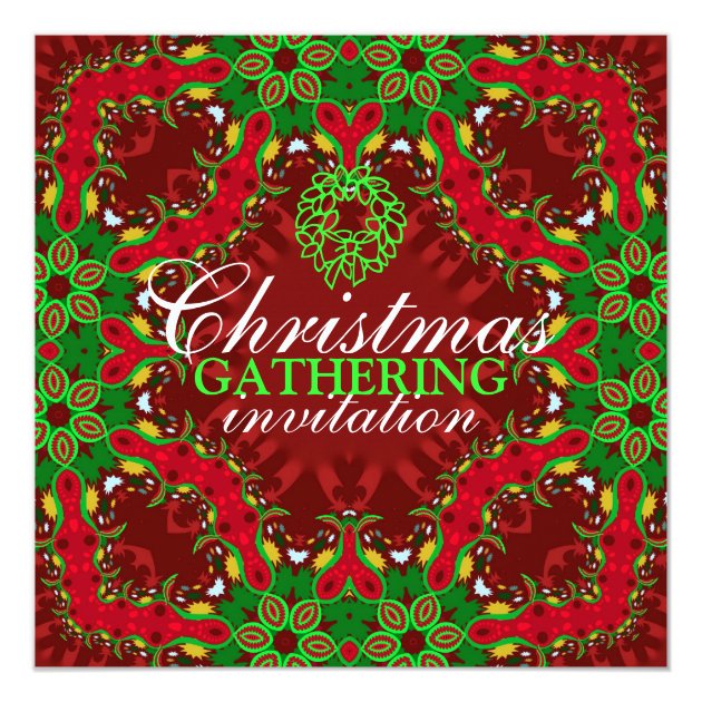 Party Invitations: Christmas Gathering Invitations