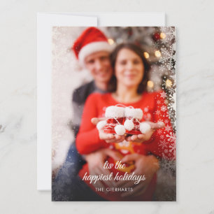 Christmas Holidays Photo Pregnancy Holiday Card