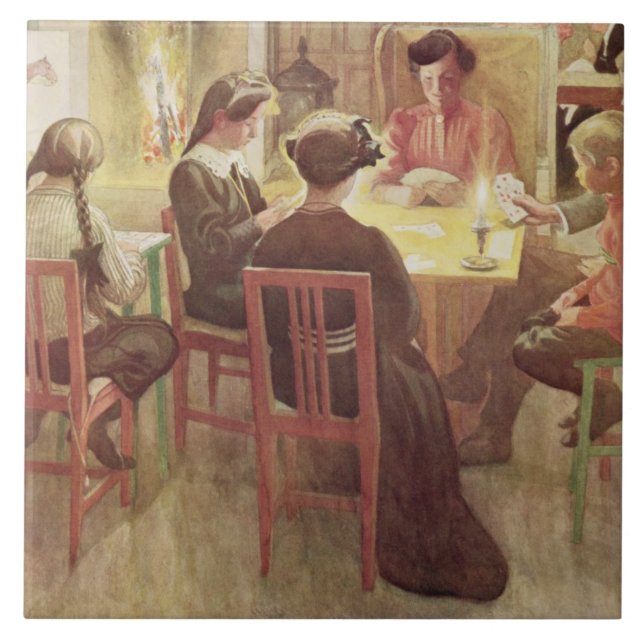 Christmas Holidays, pub. in 'Lasst Licht Hinin' (` Ceramic Tile (Front)