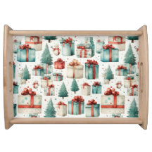Christmas Holidays Serving Tray