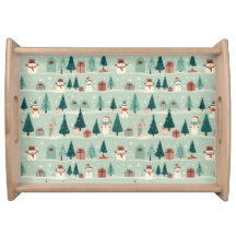 Christmas Holidays Serving Tray