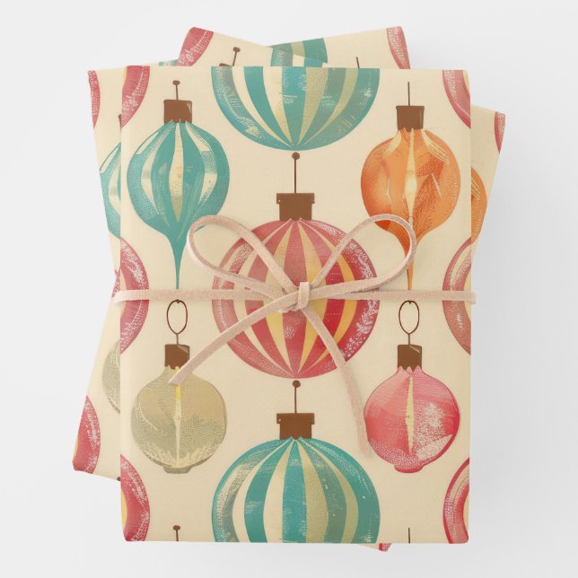 Christmas Holidays Wrapping Paper Sheets (In situ)