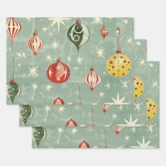 Christmas Holidays Wrapping Paper Sheets