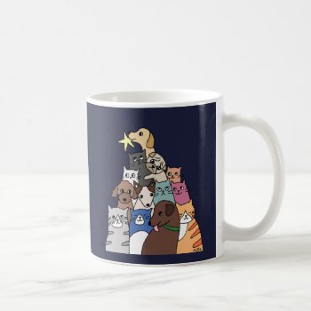 Christmas Holliday Gift for Cat Dog Pet lover Coffee Mug