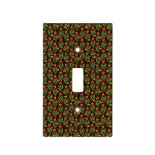 Christmas Hollies - Light Switch Cover