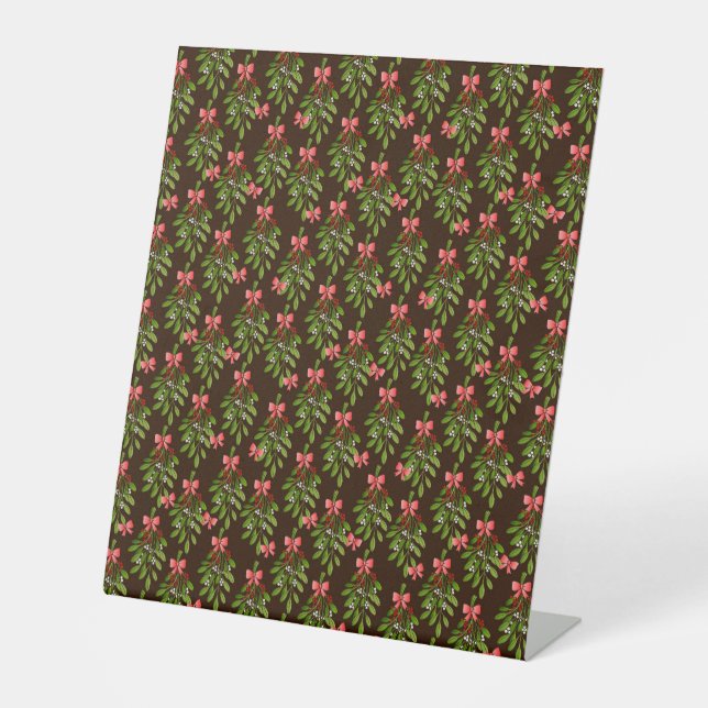 Christmas Hollies - Pedestal Sign (Front)