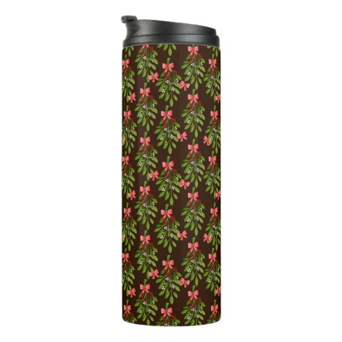 Christmas Hollies _ Thermal Tumbler