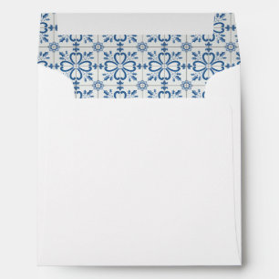Christmas holly and flowers petals tiles frame envelope