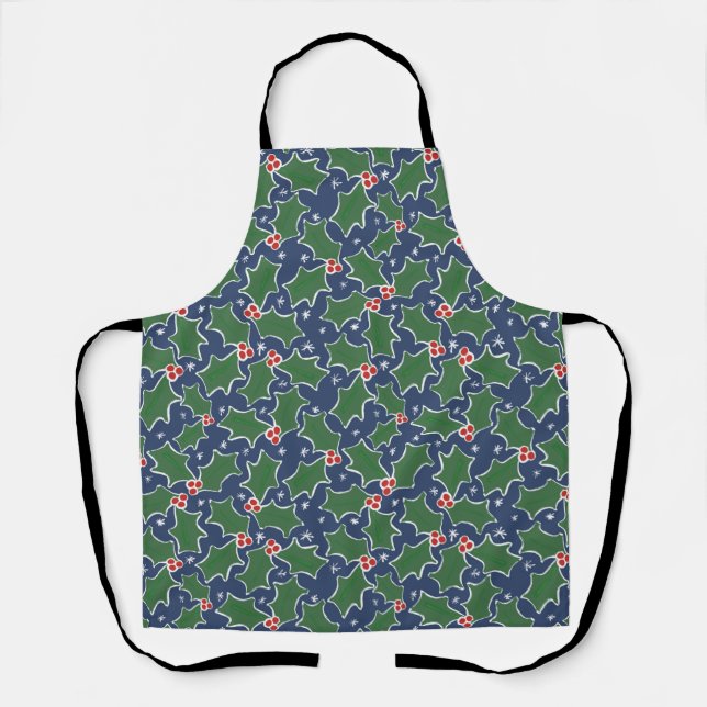 Christmas Holly Apron (Front)