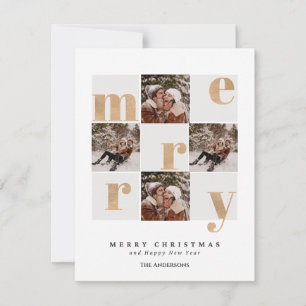 christmas holly berries,mistletoe,gold confetti,ch holiday card