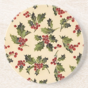 Christmas Holly Coaster
