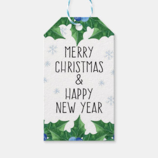 Christmas Holly Gift Tags