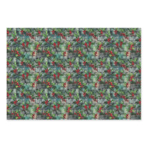 Christmas Holly Graffiti