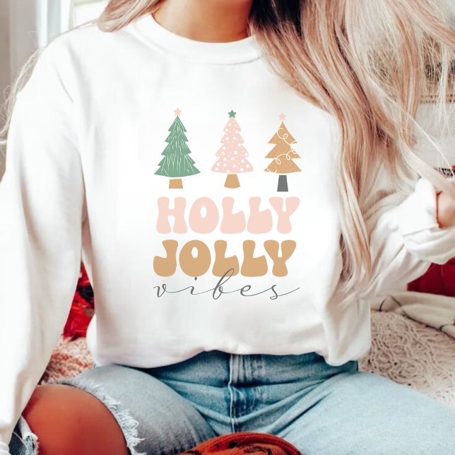 Christmas Holly Jolly Vibes Sweatshirt (Creator Uploaded)
