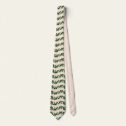 Christmas Holly Leaves Tie