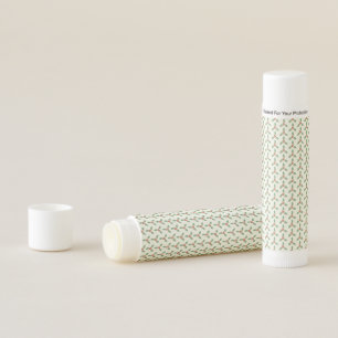 Christmas Holly Pattern Green Holly Red Berries Lip Balm