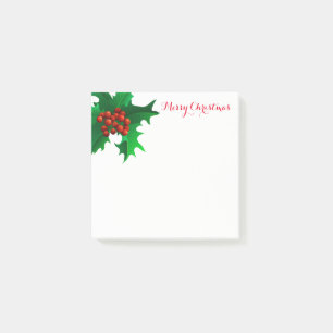 Christmas Holly Post-it-Notes Post-it Notes
