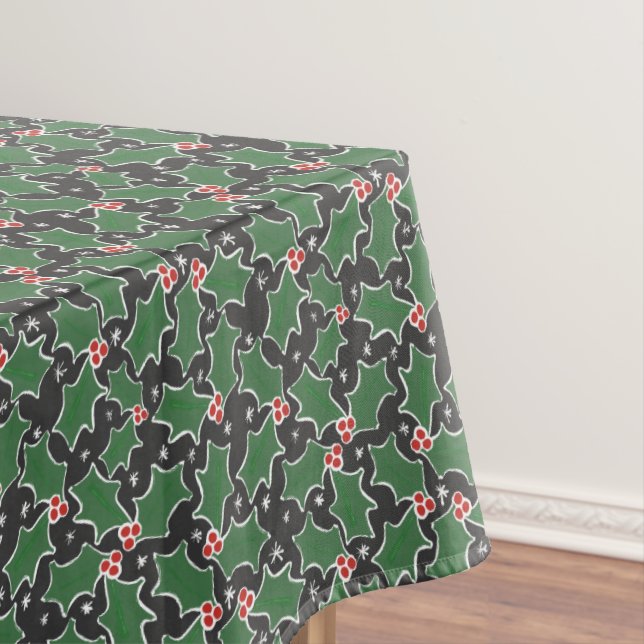 Christmas Holly Tablecloth (In Situ)