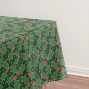 Christmas Holly Tablecloth