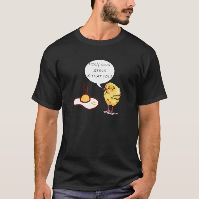 Christmas Holy Crap Steve is That You Xmas Party T-Shirt (Front)
