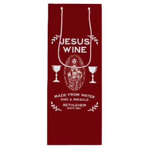 Christmas Holy Wine Novelty Gift Bag