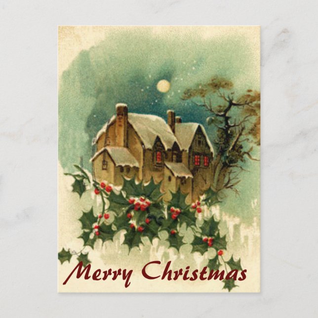 Christmas Home Postcard (Front)