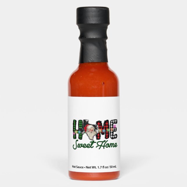 Christmas Home Sweet Home Hot Sauces (Front)