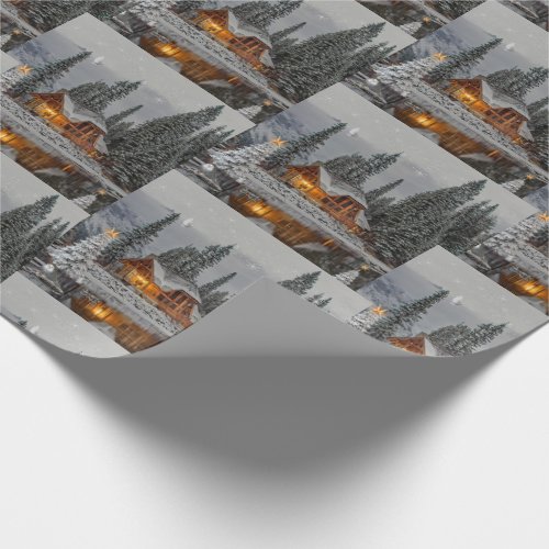 Christmas homecoming wrapping paper