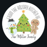 Christmas Homemade Baking Labels<br><div class="desc">Place these on all your holiday baked goods this year to add that perfect personal touch.</div>