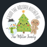 Christmas Homemade Baking Labels<br><div class="desc">Place these on all your holiday baked goods this year to add that perfect personal touch.</div>