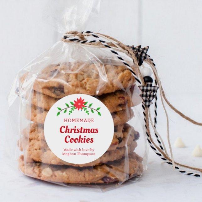 Christmas Homemade Cookies Gift Label (Creator Uploaded)