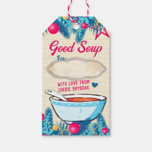 Christmas homemade soup a jar gift tag recipe
