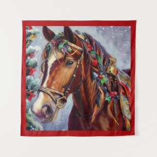 Christmas Horse 2 Tapestry