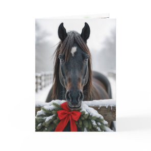 Christmas Horse Card
