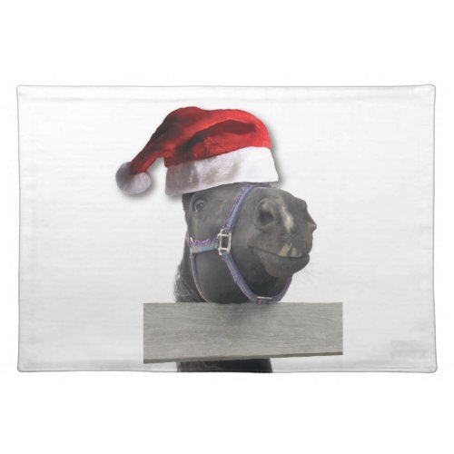 Christmas Horse Cloth Placemat