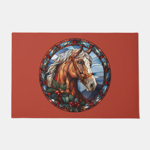 Christmas Horse Doormat