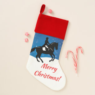 Christmas Horse Dressage Winter Christmas Stocking