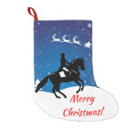 Christmas Horse Dressage Winter Small Christmas Stocking