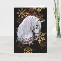 Christmas Horse Folded Holiday Card
