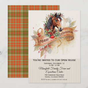 Christmas Horse Holiday Card
