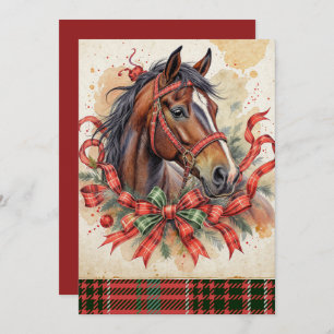 Christmas Horse Invitation
