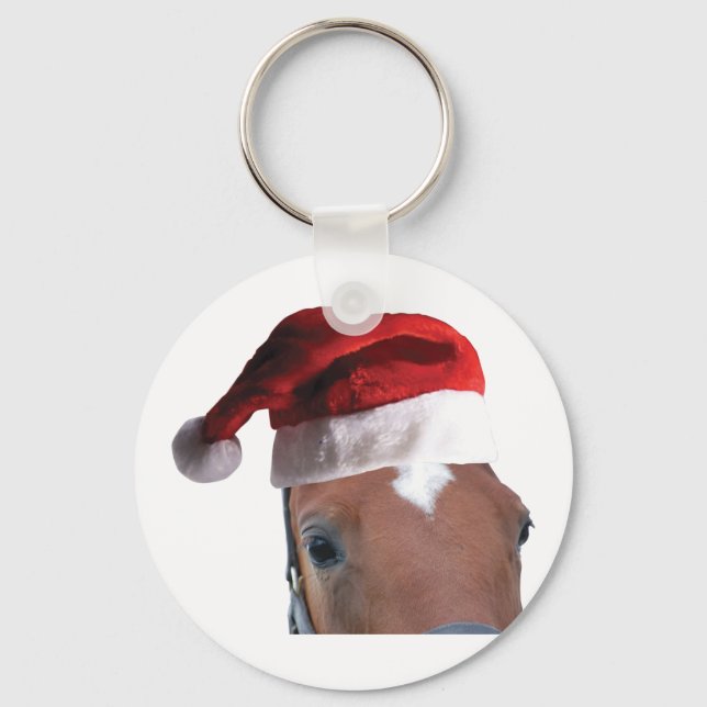 Christmas Horse Keychain (Front)