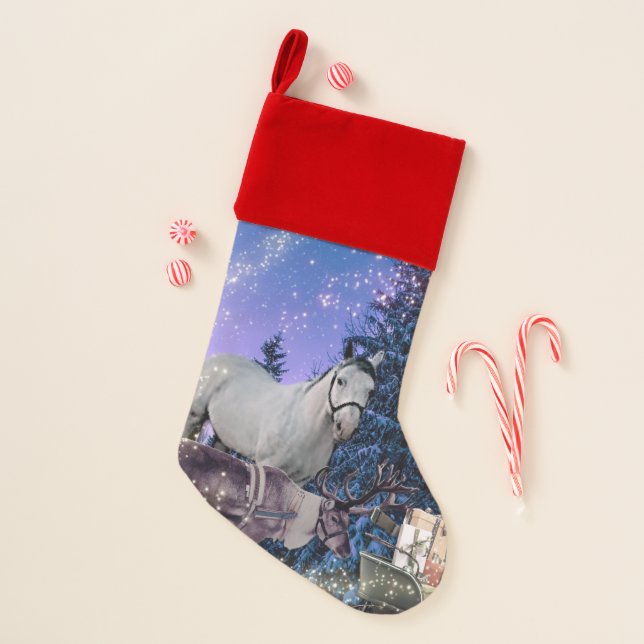 Christmas Horse Magic  Christmas Stocking (Front)