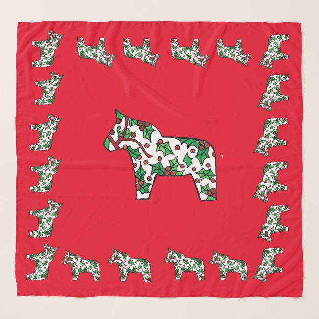 Christmas Horse Scarf (Front)
